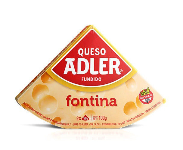Queijo Queso Adler Fontina, 100 g / 3,5 onças 