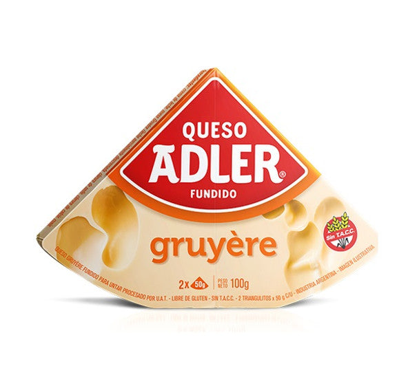 Queso Adler Gruyere Cheese, 100 g / 3.5 oz