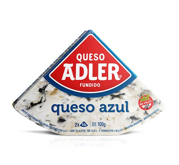 Queso Azul Adler Queijo Azul, 100 g / 3,5 onças 