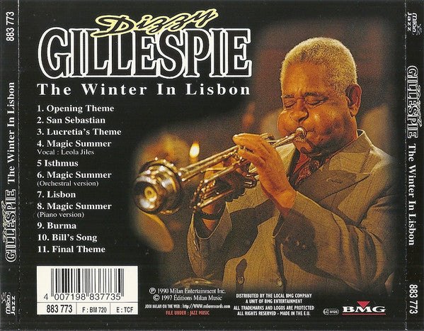 Dizzy Gillespie - The Winter In Lisbon LP | Legendary Trumpeter Jazz Classics