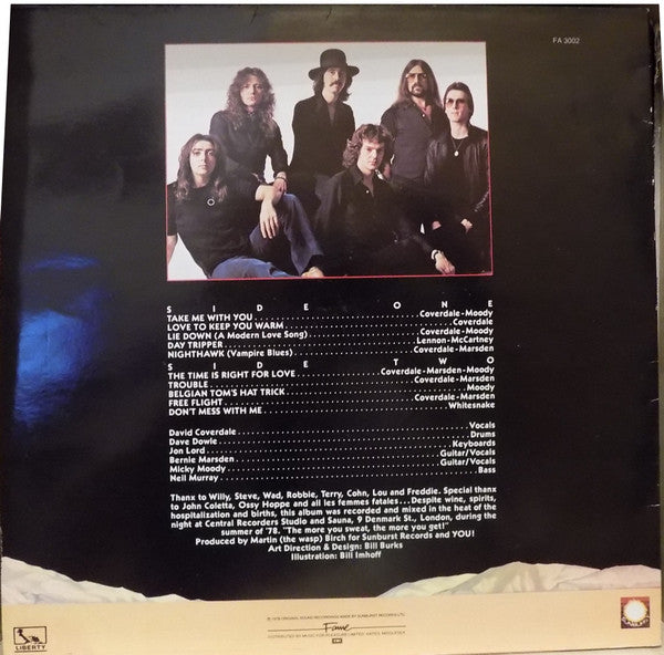 Whitesnake - Trouble LP | Clásicos Internacionales de Rock y Pop