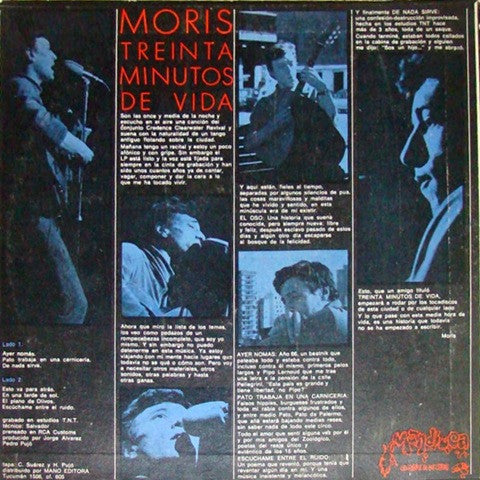 Moris - Treinta Minutos de Vida: Iconic LP in Argentine Rock Folk