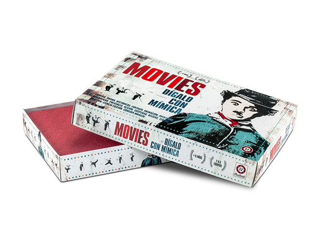 RUIBAL | Cine Mime Board Game: 2-6 Players, Ages 9+ - Movie Fun and Mimicry