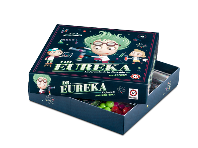 RUIBAL | Dr. Eureka Board Game for 2-4 Players, Ages 6+, Mind-Bending Fun