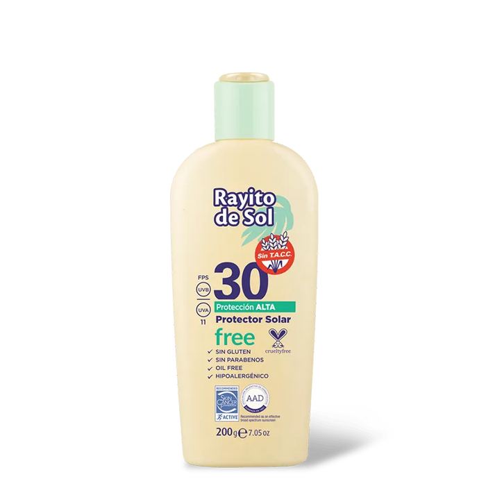 Rayito de Sol | High Protection Gluten-Free SPF 30 Sunscreen - Sensitive Skin Shield | 200 g / 7.05 fl oz