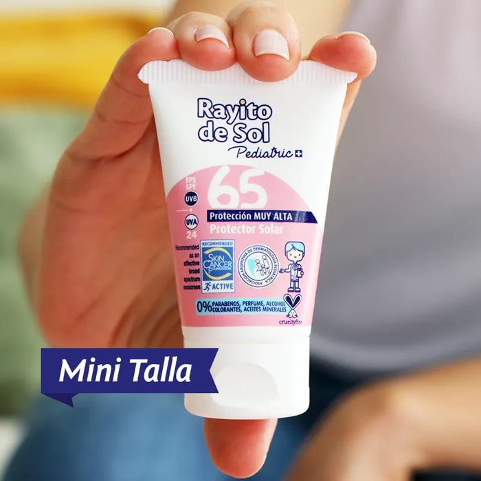 Rayito de Sol | High Protection SPF 65 Pediatric Sunscreen Mini - Gentle Care for Sensitive Skin, Kids | 30 g / 1.05 fl oz