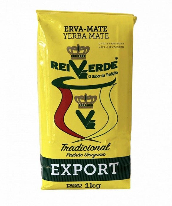Rei Verde Yerba Mate Traditional Erva Mate, 1 kg / 2.2 lb bag