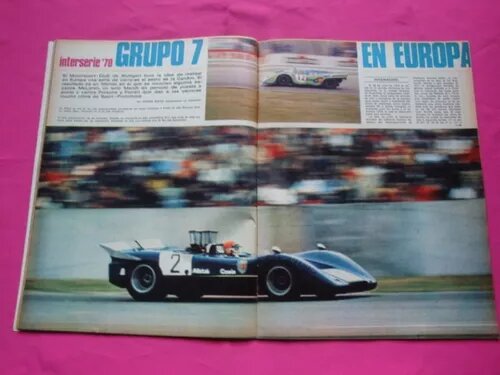 Corsa N° 226 August 1970 Lola T-210 - Gp De Austria | Vintage Magazine
