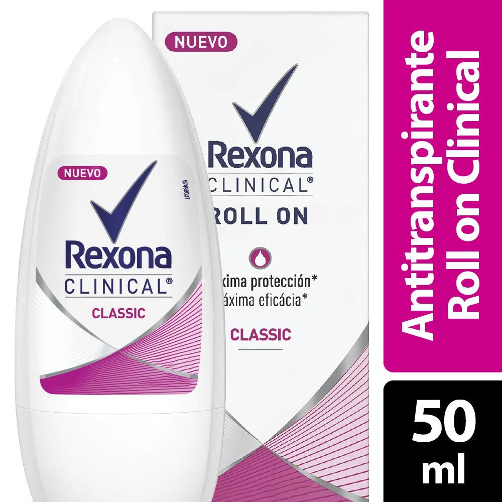 Rexona Classic Silk Roll On Deodorant 50mL