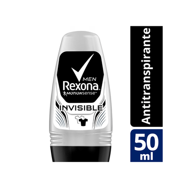 Rexona Men Invisible 48h Protection Antiperspirant Desodorante Roll On, 50 g / 1.76 oz