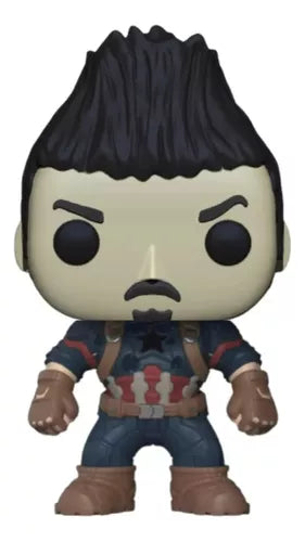 Ricky Ricardo Fort Artist Captain America 3D Collectible Figure Funko Pop Style - Limited Edition Artistic Sculpture