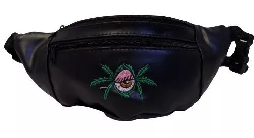 Riñonera Viejas Locas Embroidered Leather Fanny Packs - Rock in Style with Iconic Argentinean Vibes