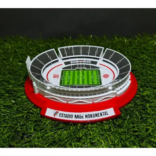 Réplica Oficial del Estadio Monumental de River Plate en 3D con Iluminación LED