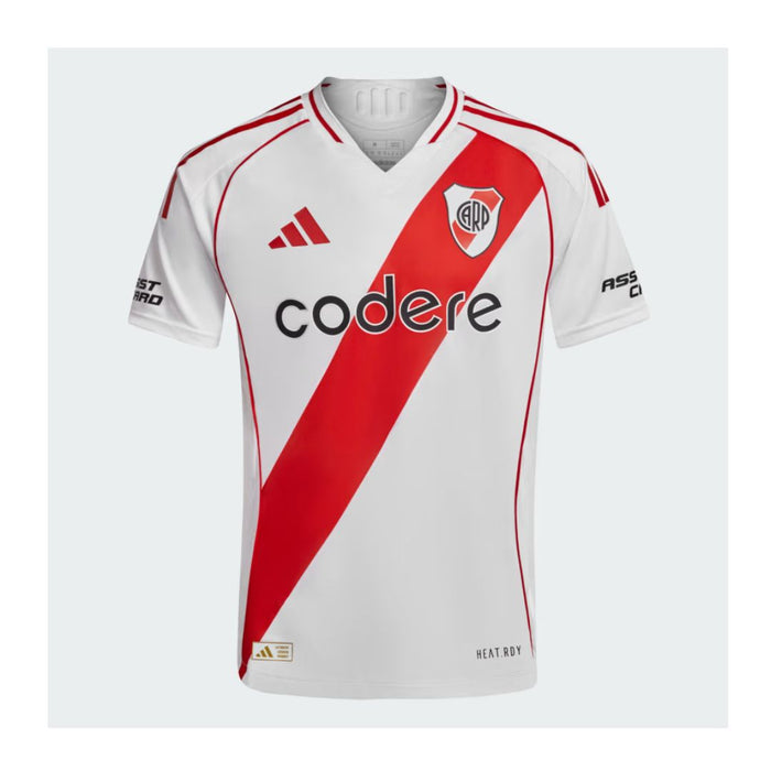 Camiseta de manga corta auténtica de local River Plate 24/25 - Camiseta oficial de fútbol