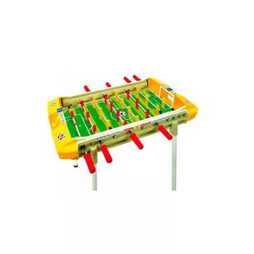 Rondi Metegol Junior in Gray and Yellow - Plastic Players and Balls Included - Family Fun Anywhere