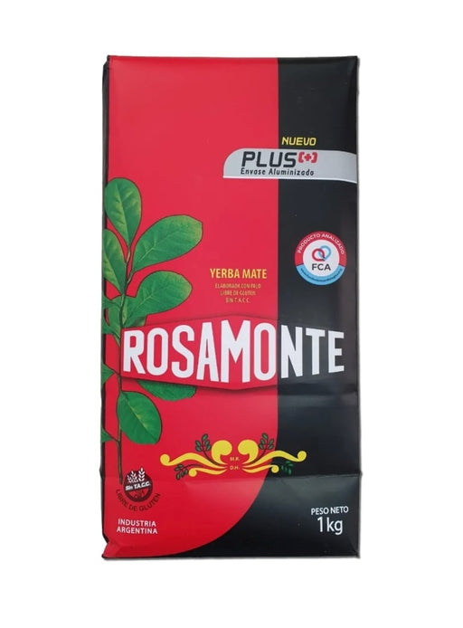 Rosamonte Yerba Mate Plus, 1 kg / 2.2 lb — Latinafy