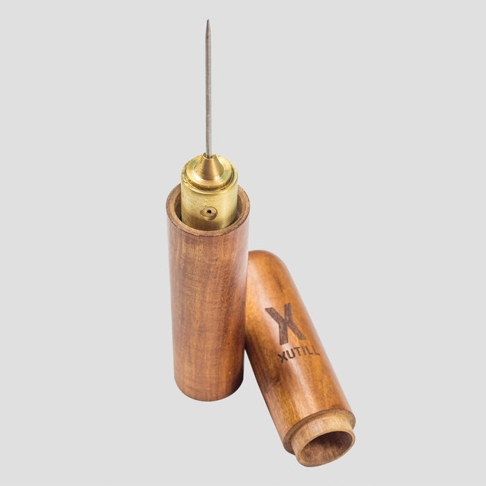 Xutill | Wood Incense Corkscrew Sacacorchos Destapador de Vino in Tubular Case - Stylish Wine Opener | 20.5 cm x 4.5 cm x 4.5 cm