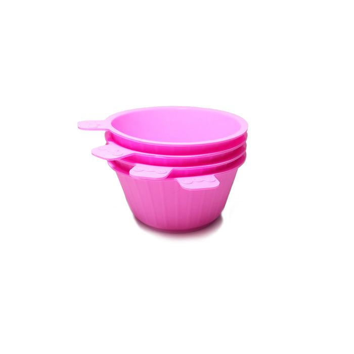 SI O SI 4-Cup Silicone Baking Cups with Even Cooking System