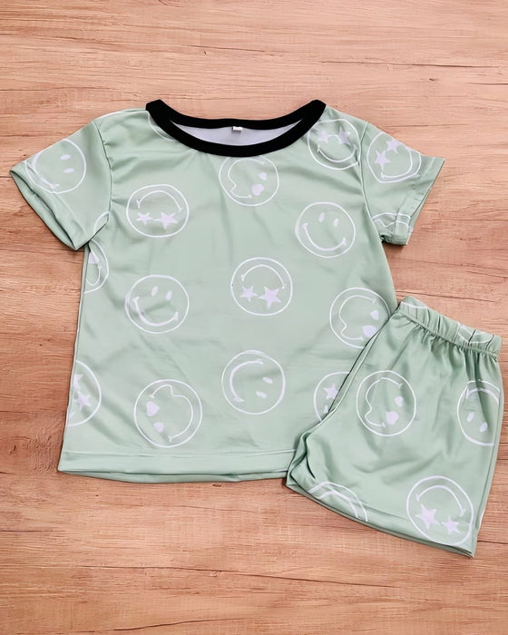 Solcitos Moda: Charming Kids' Smile Pajamas - Adorable Two-Piece Set for a Cozy Slumber - Ideal Sleepwear for Little Ones - Pijamas Infantiles Smile