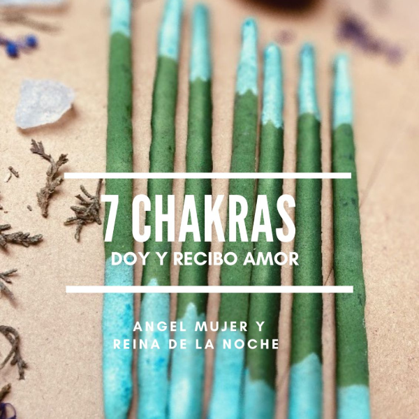 Sahumerios Handcrafted 7 Chakras Line Triple-Rolled Incense | Artisanal | 10 Units | Daily Use