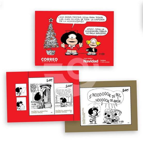 Correo Compras - Philately Booklet: Christmas Mafalda Edition