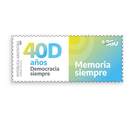 Correo Compras - Philately: 40 Years of Democracy Forever Stamp