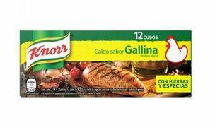 Knorr Calditos Gallina Deshidrated Chicken Soup Broth, 114 g / 4.02 oz (Box of 12)