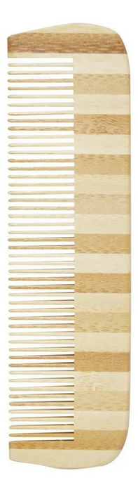 Jessamy P1588 Natural Bamboo Wooden Comb - Eco-Friendly Anti-Static Hair Comb for Professional Use