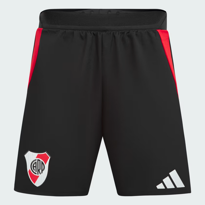 Adidas Short Titular Authentic River Plate 24/25 - Pro Player Version - Black/Scarlet