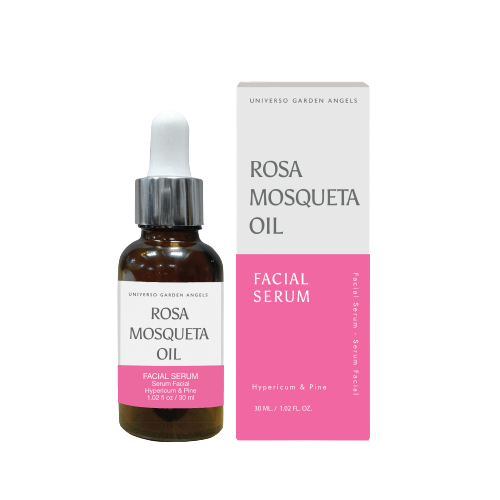 Universo Garden Angels Rosa Mosqueta, Rose Hip Oil Facial Serum Stimulates Collagen Production, 30 ml / 1.01 fl oz
