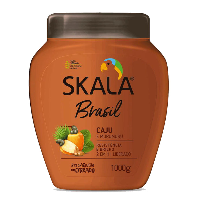 Skala Brasil Caju 2-in-1 -  Hair Care Miracle - Transform Your Hair with Brazilian Nutrient Power, 1000 g / 35.2 oz