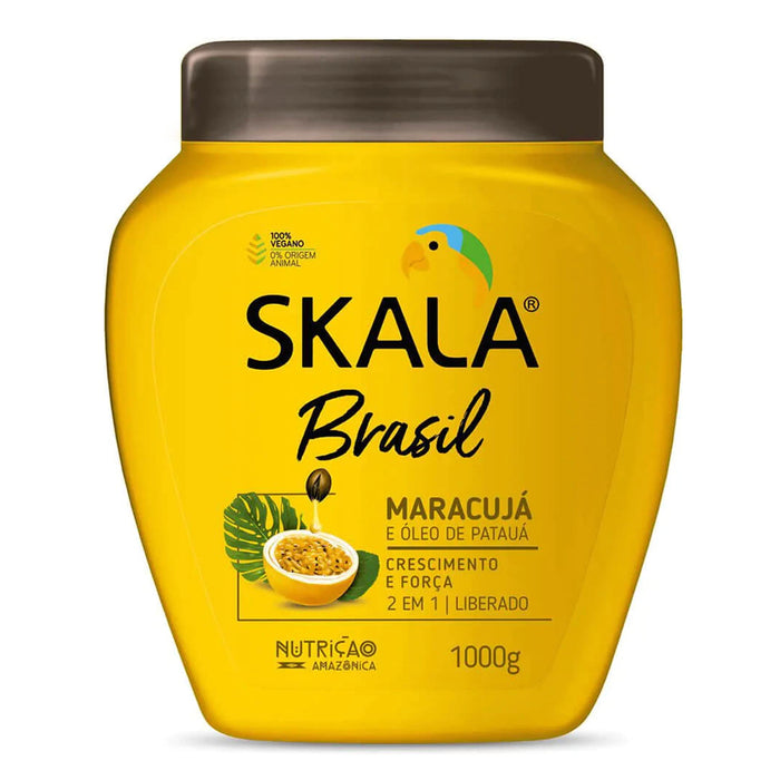 Skala Brasil Maracuja Mask - Accelerate Hair Growth with Amazonian Nutrients, 1000 g / 35.2 oz