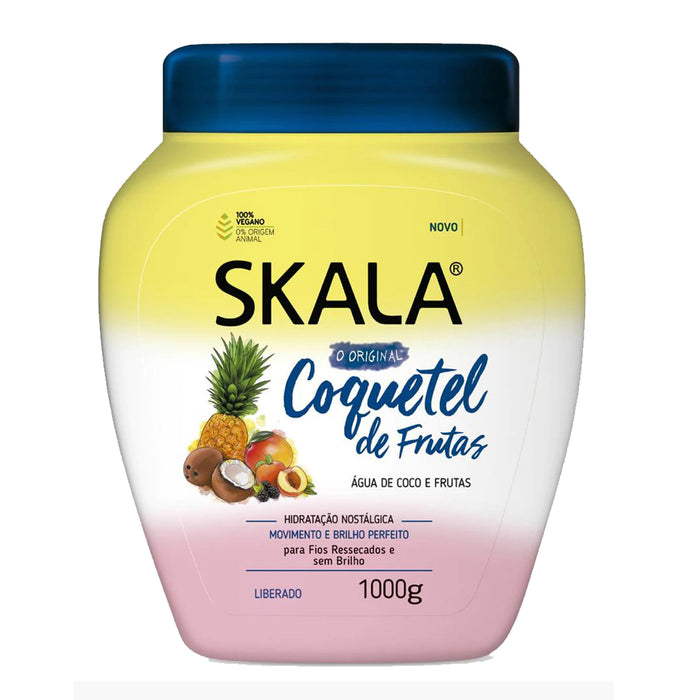 Skala Fruit Cocktail Mask - Ultimate Hydration for Dry and Frizzy Hair, 1000 g / 35.2 oz