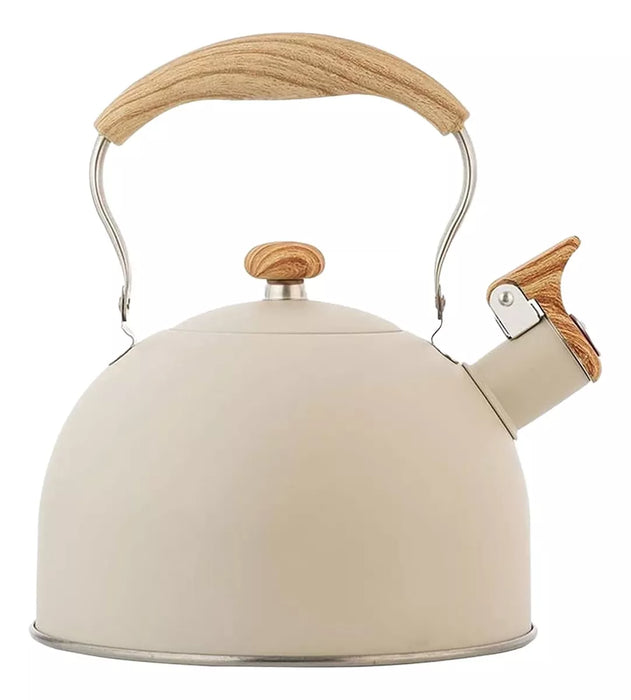 Stainless Steel Whistling Kettle - 2.5 Liters, Quality Build, Comfortable Handle