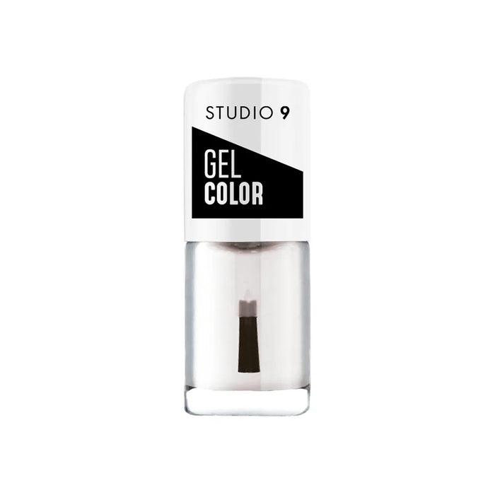 Studio 9 Gel Color Top Coat - Transparent Color Protection Barrier for Long-Lasting Nails