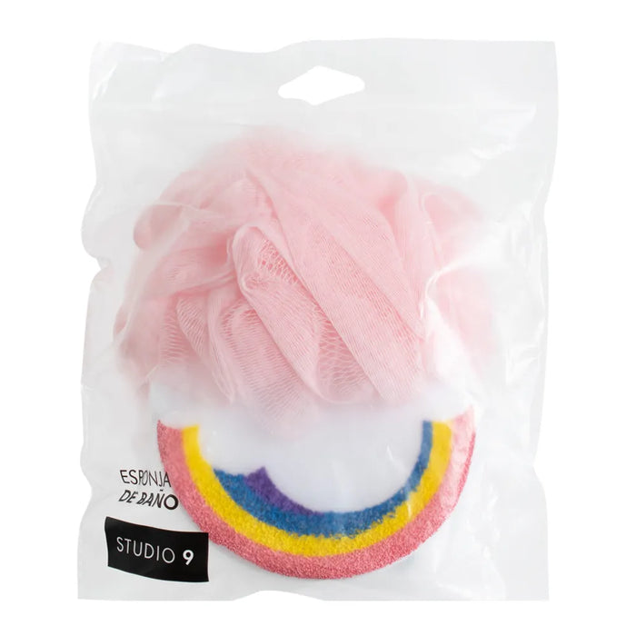 Studio 9 Rainbow Bath Sponge - Colorful Shower Accessory