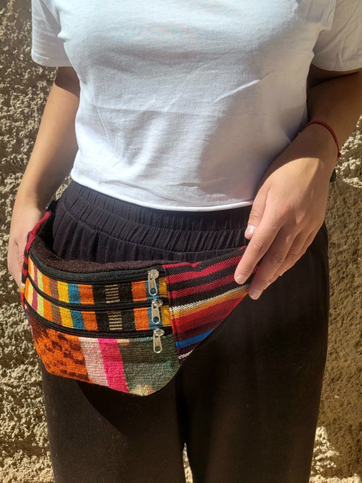 Stylish Puyo Fabric Waist Bag - Trendy Riñonera De Puyo - Lightweight and Durable (Several models)