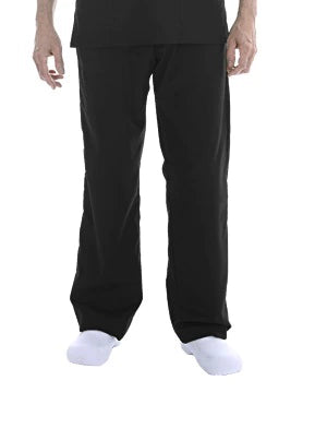Suedy Uniforms Unisex Nautical Pants with Two Side Pockets - Excellent Quality, Comfortable, Perfect Fit (Black)