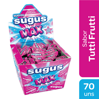 Sugus Max Tutti Frutti Rebuçado Suave Sem Glúten, 525 g / 1,15 lb Caixa 