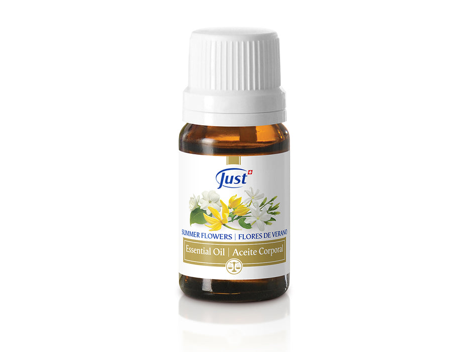 Just | Summer Blossom Essential Oils - Dermatologically Tested , Joy & Freedom | 10 ml - 0.33 fl oz