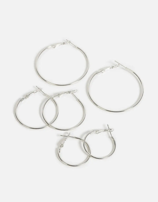 TODOMODA | Classic Hoop Earring Set - Stylish Fashion Accessories for Timeless Style