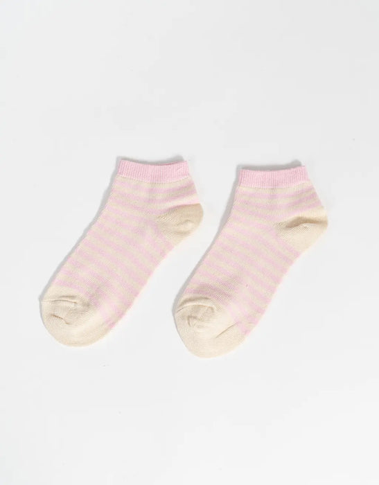 TODOMODA | Cotton Low-Cut Striped Socks - Stylish and Comfortable