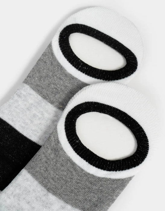 TODOMODA | Cotton Striped No-Show Socks - Stylish and Comfortable