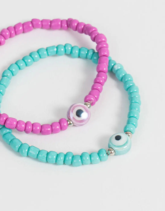 TODOMODA | Fashion Charm Bracelet Eye Set - Stylish Accessories for Trendy Style