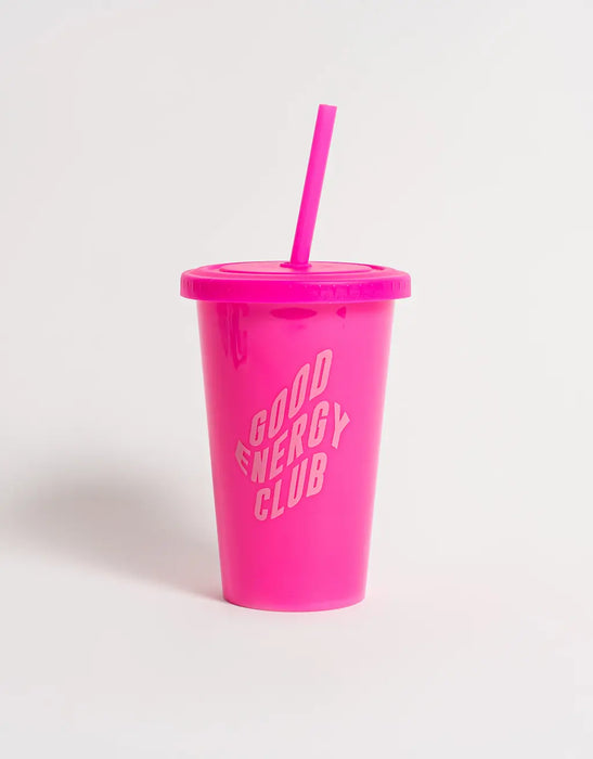 TODOMODA | Reusable Energy-Boosting Cup with Lid and Straw - Stay Refreshed! | 350 ml