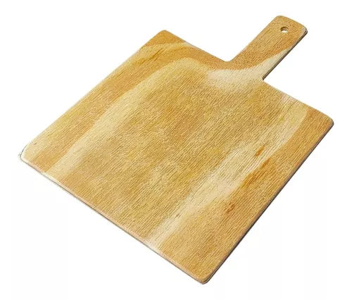 Tabla Flip de Madera Wooden Flip Board with Handle - Versatile Kitchen Tool for Effortless Flipping and Serving!
