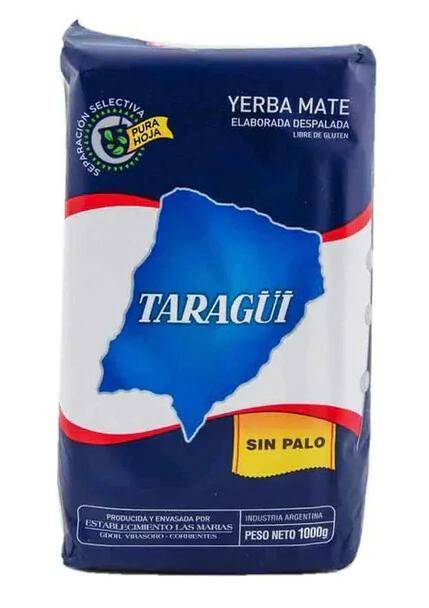 Taragui Yerba Mate Clássico Sin Palo, 1 kg / 2,2 lb 