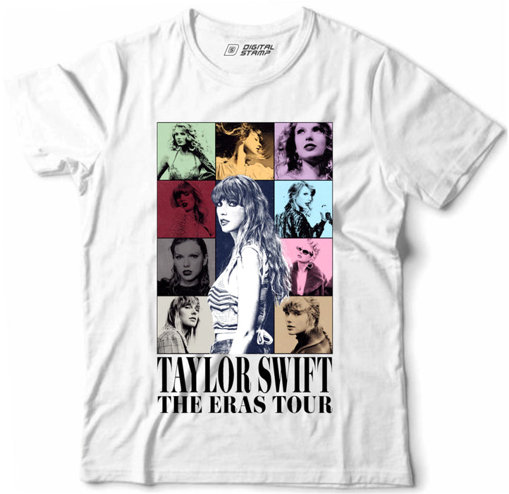 Taylor Swift Men's The Eras Tour 02 Premium Quality Cotton T-shirt - 100% Cotton Premium Tees - Remera Taylor Swift The Eras Tour 02 Hombre