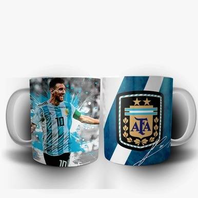 Taza Messi Afa Caneca de Café Xícara de Chá Design Lionel Messi - Copo de Cerâmica Impresso em Ambos os Lados 