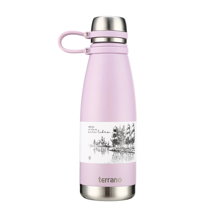 Terrano | Stainless Steel Thermal Bottle with Secure Silicone Seal | 800 ML